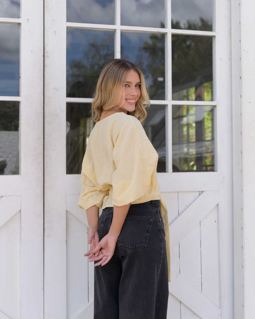 Blusa Sunset Plane Amarillo