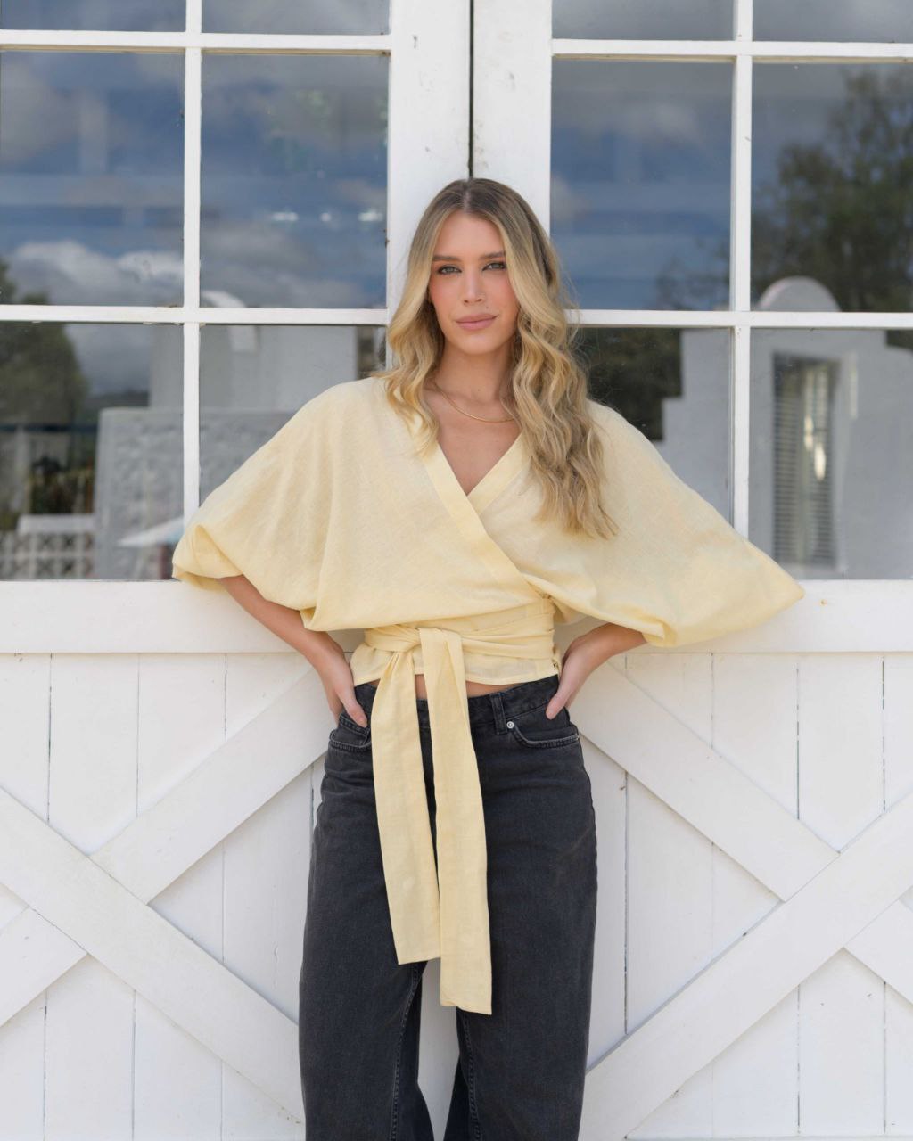 Blusa Sunset Plane Amarillo
