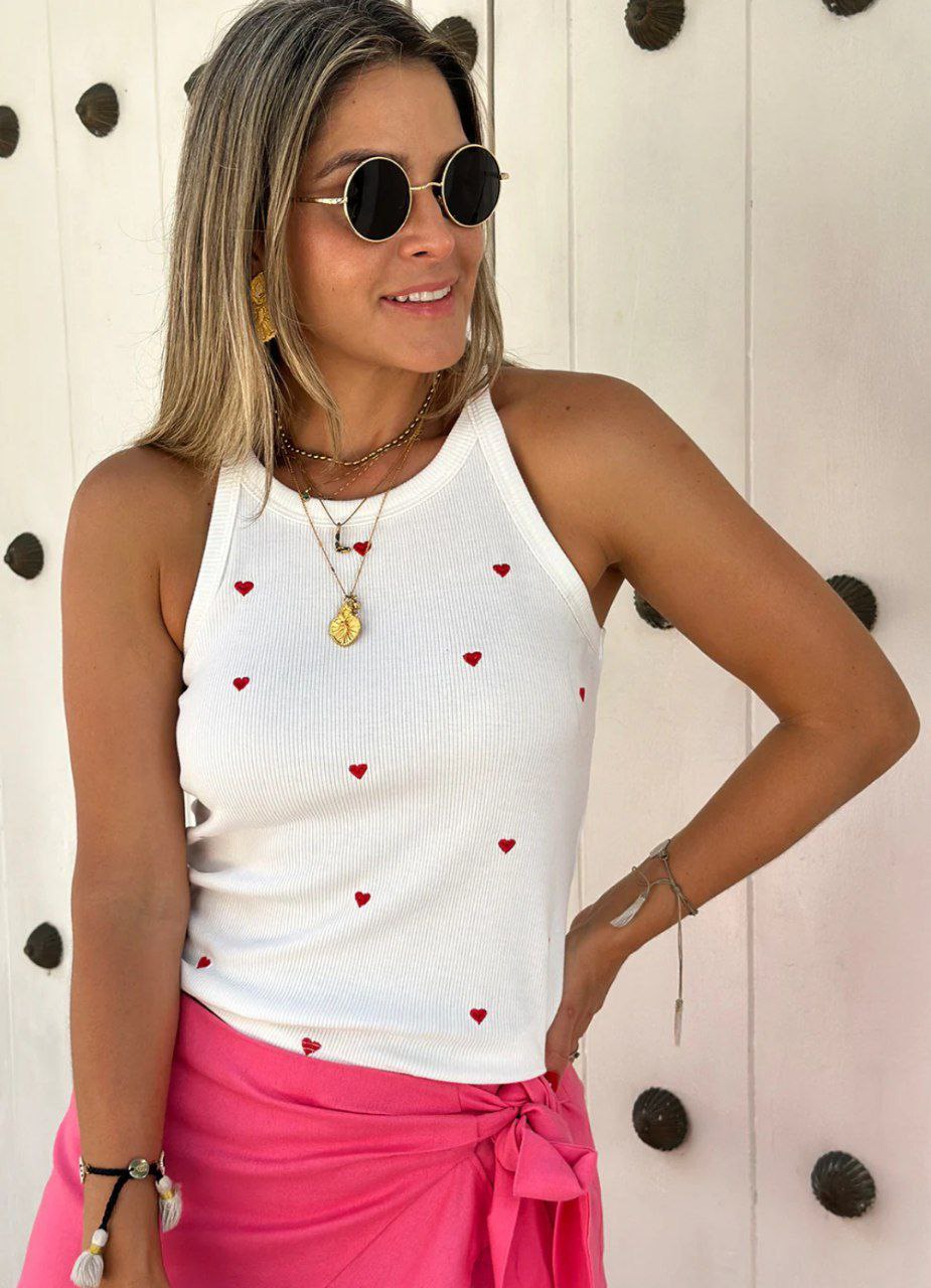 Blusa Cruz Corazones