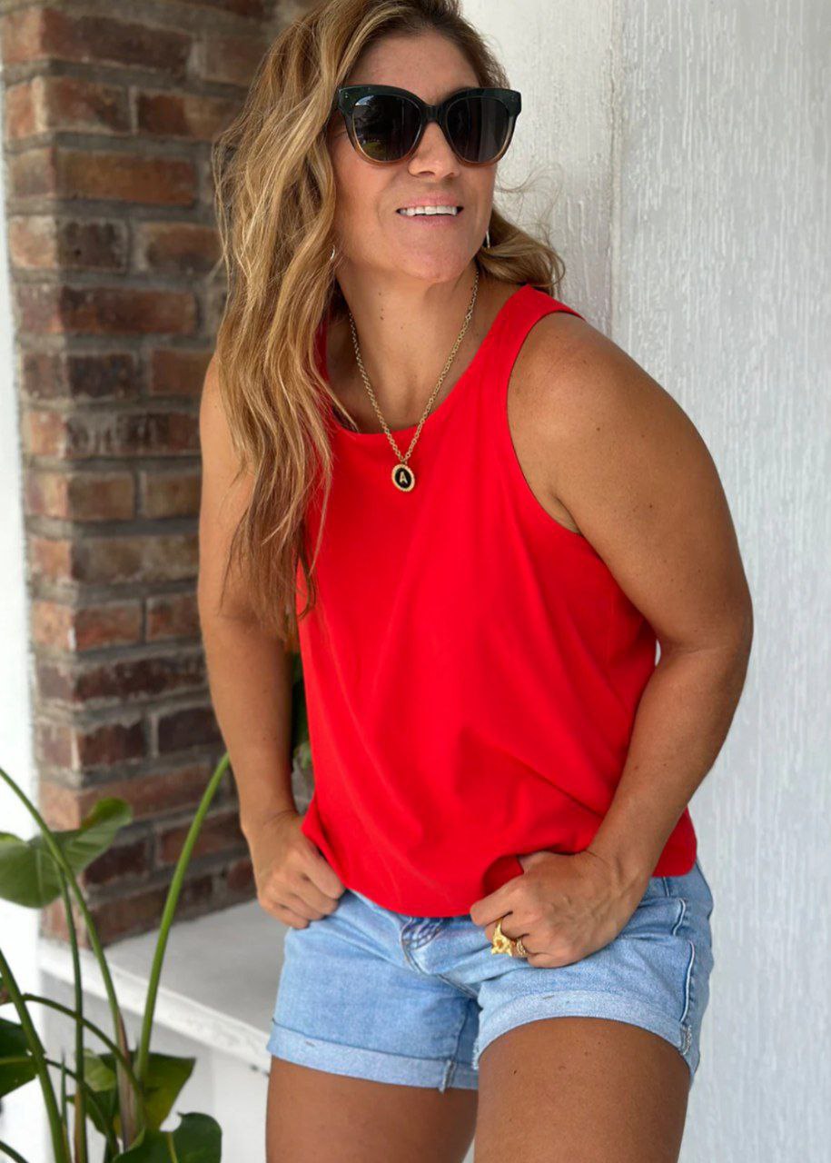 Blusa Adriana roja