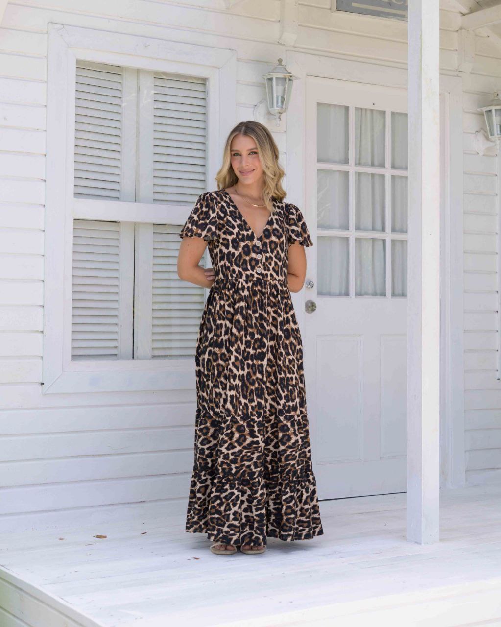 Vestido Praga Print Cafe
