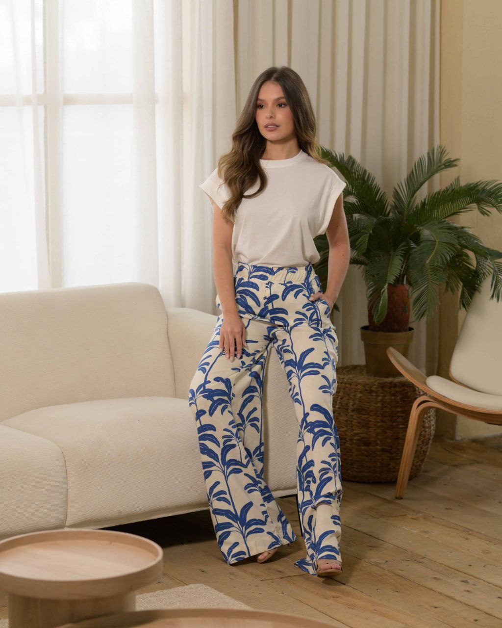 Pantalon Cande Suiza Blue