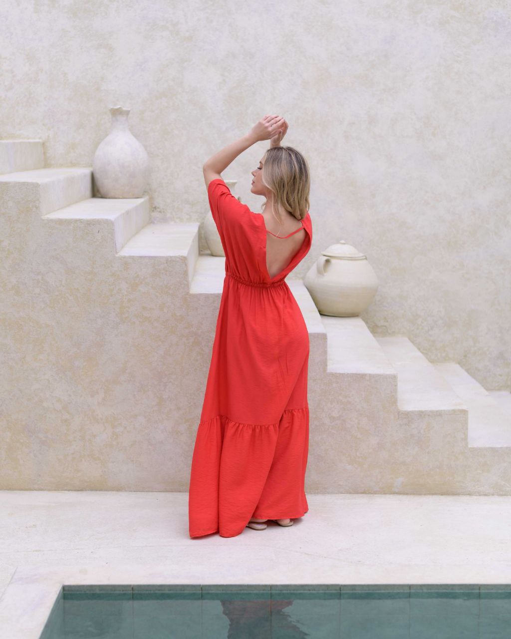 Vestido Elodia Rojo