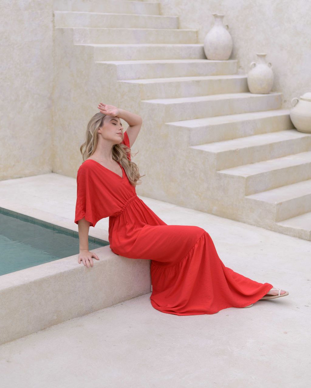 Vestido Elodia Rojo