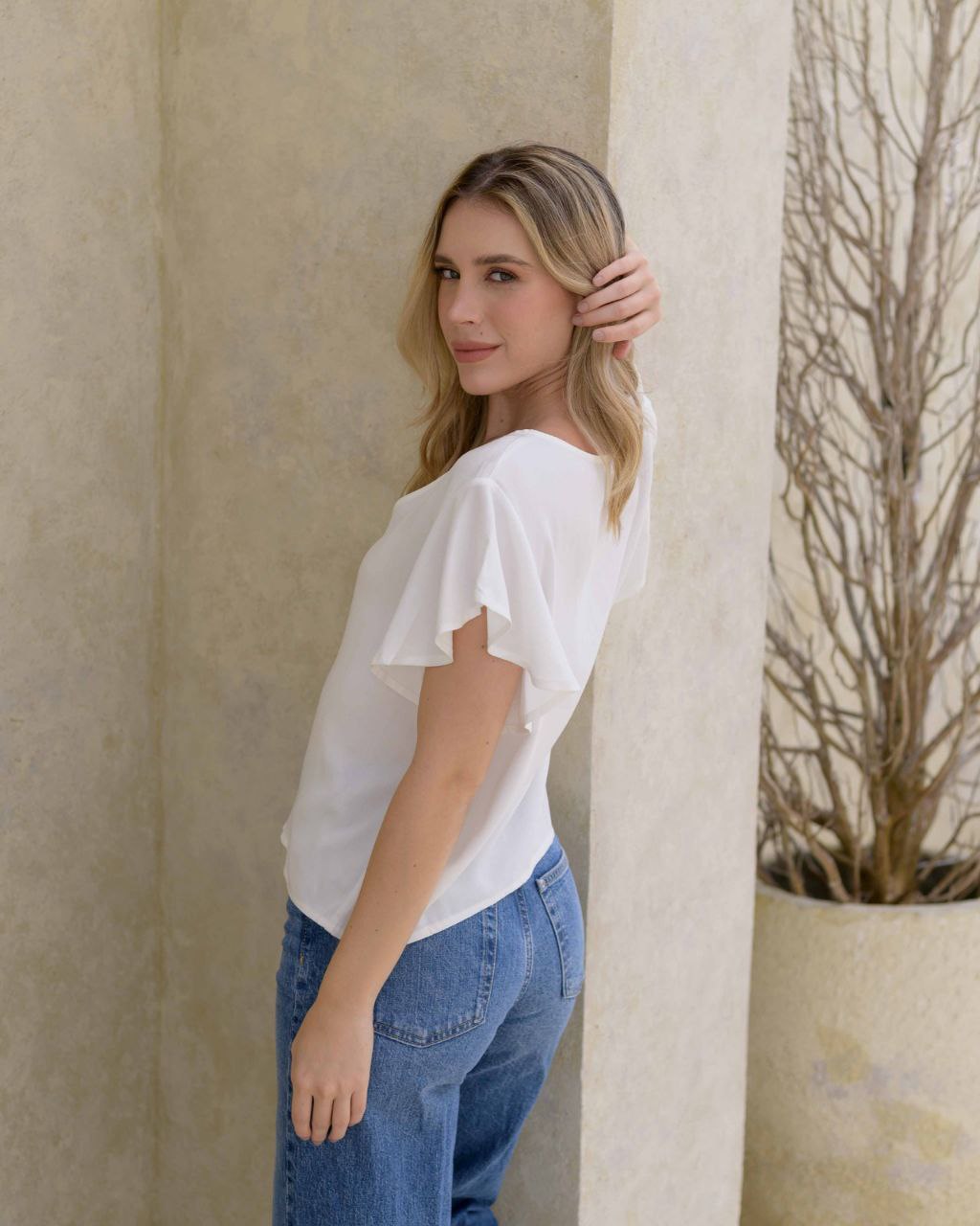 Blusa Niza Ivori