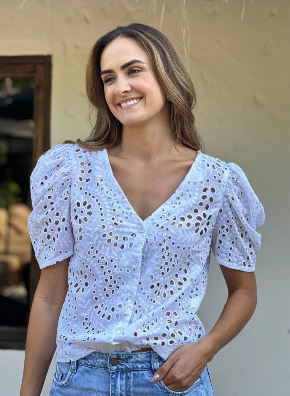 Camisa fatima Blanca
