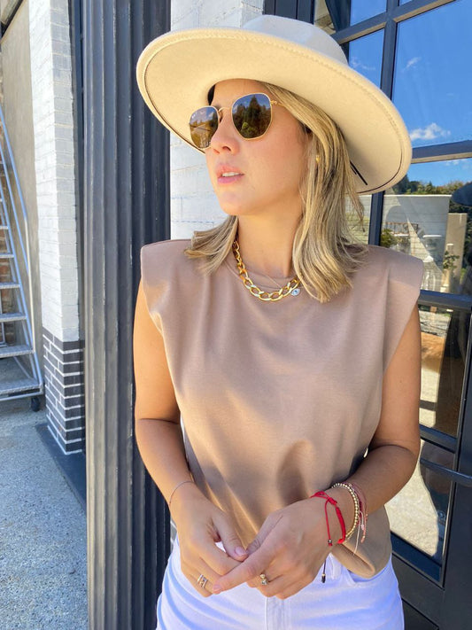 Blusa Lety Camel