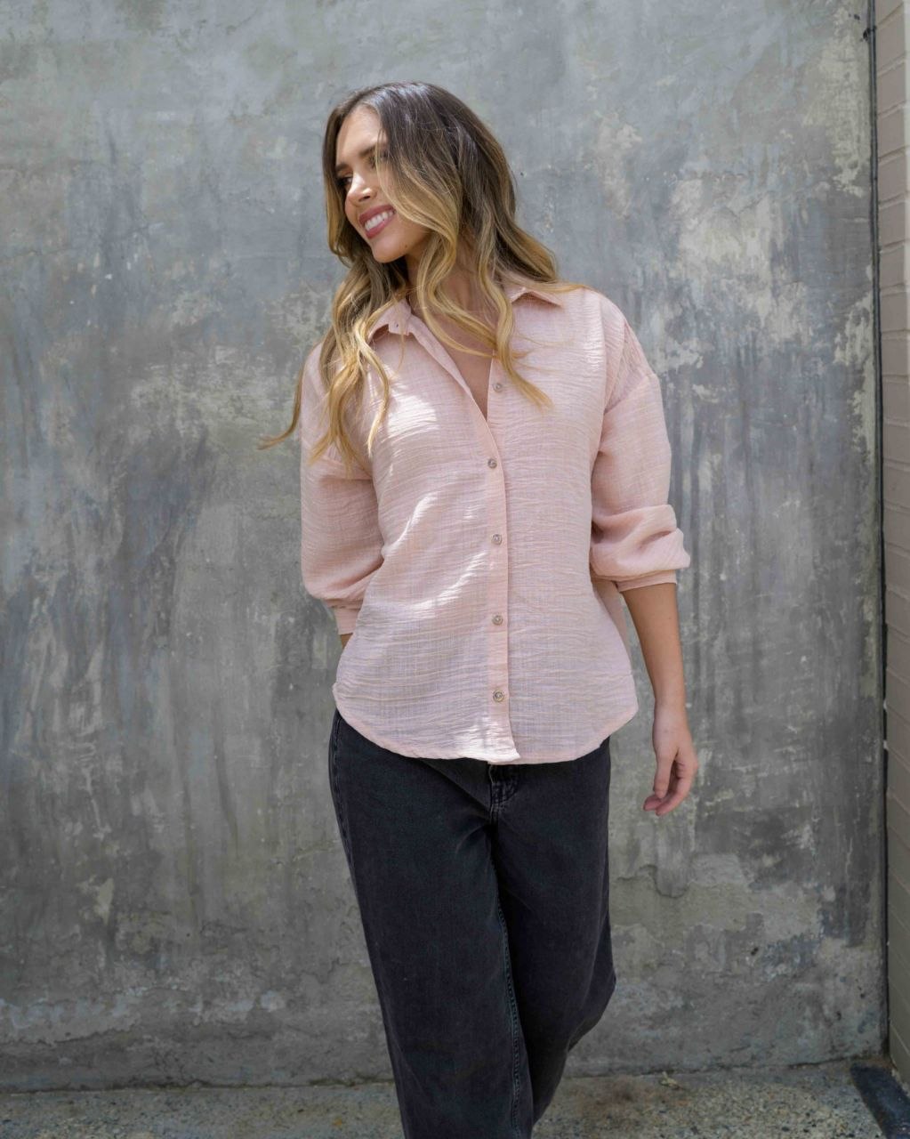 Camisa Cristina Beril Coral