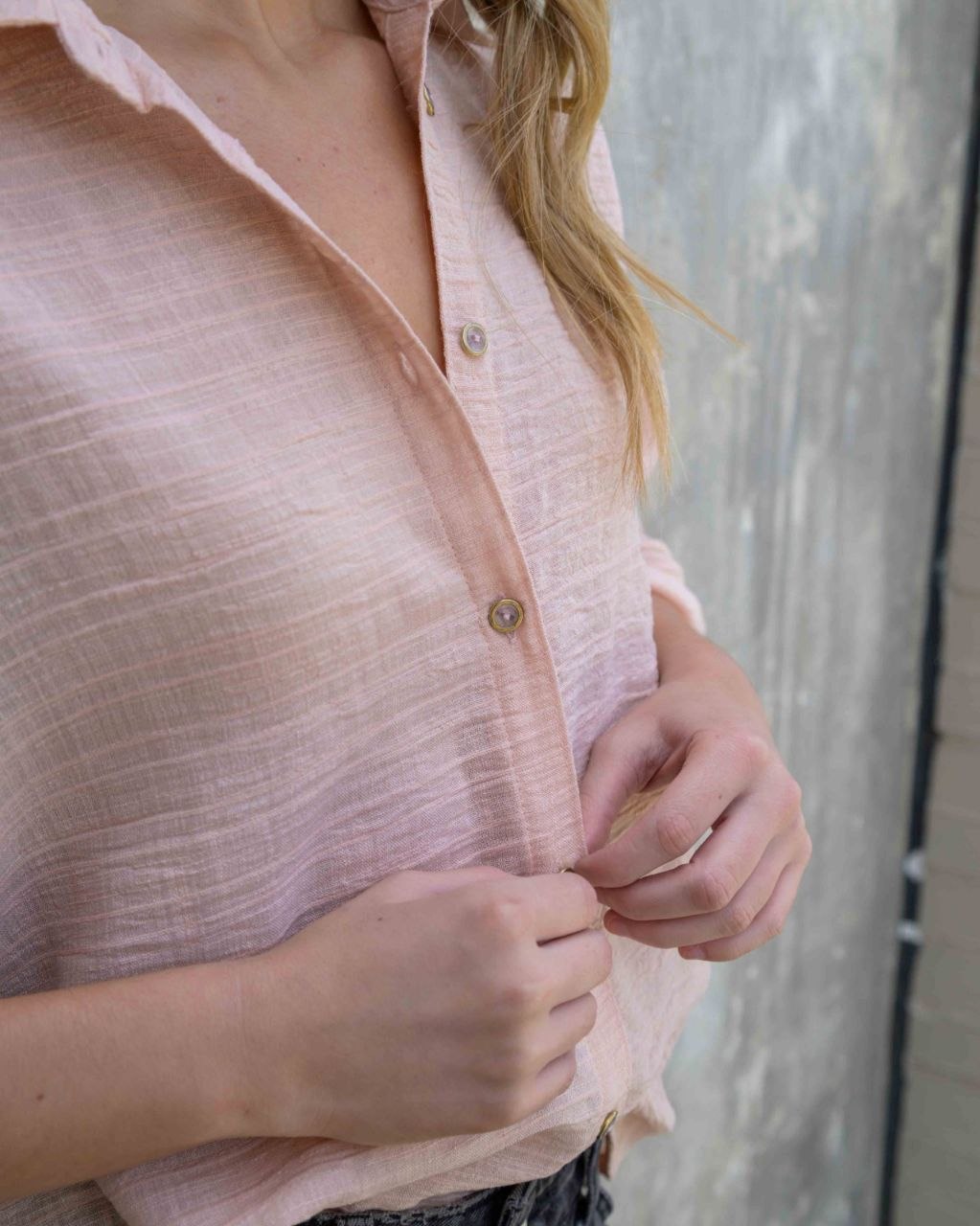 Camisa Cristina Beril Coral