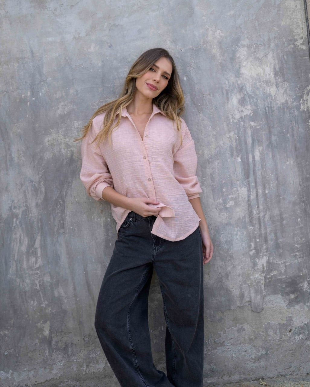 Camisa Cristina Beril Coral