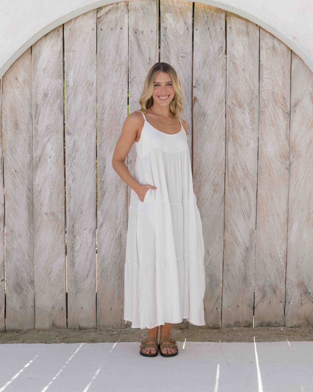Vestido Cereza Plane Ivory