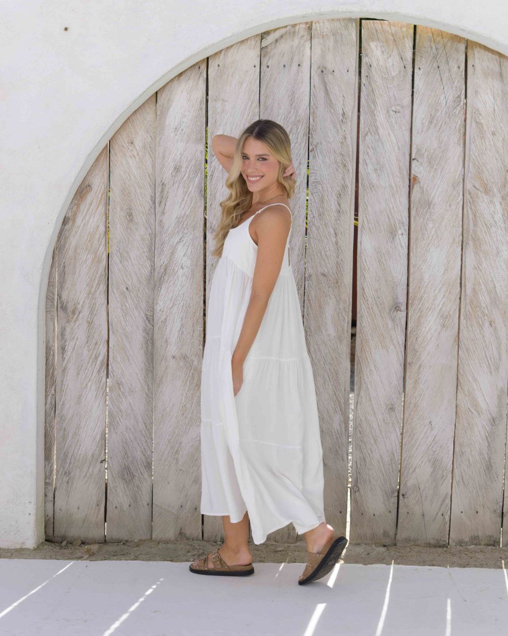 Vestido Cereza Plane Ivory