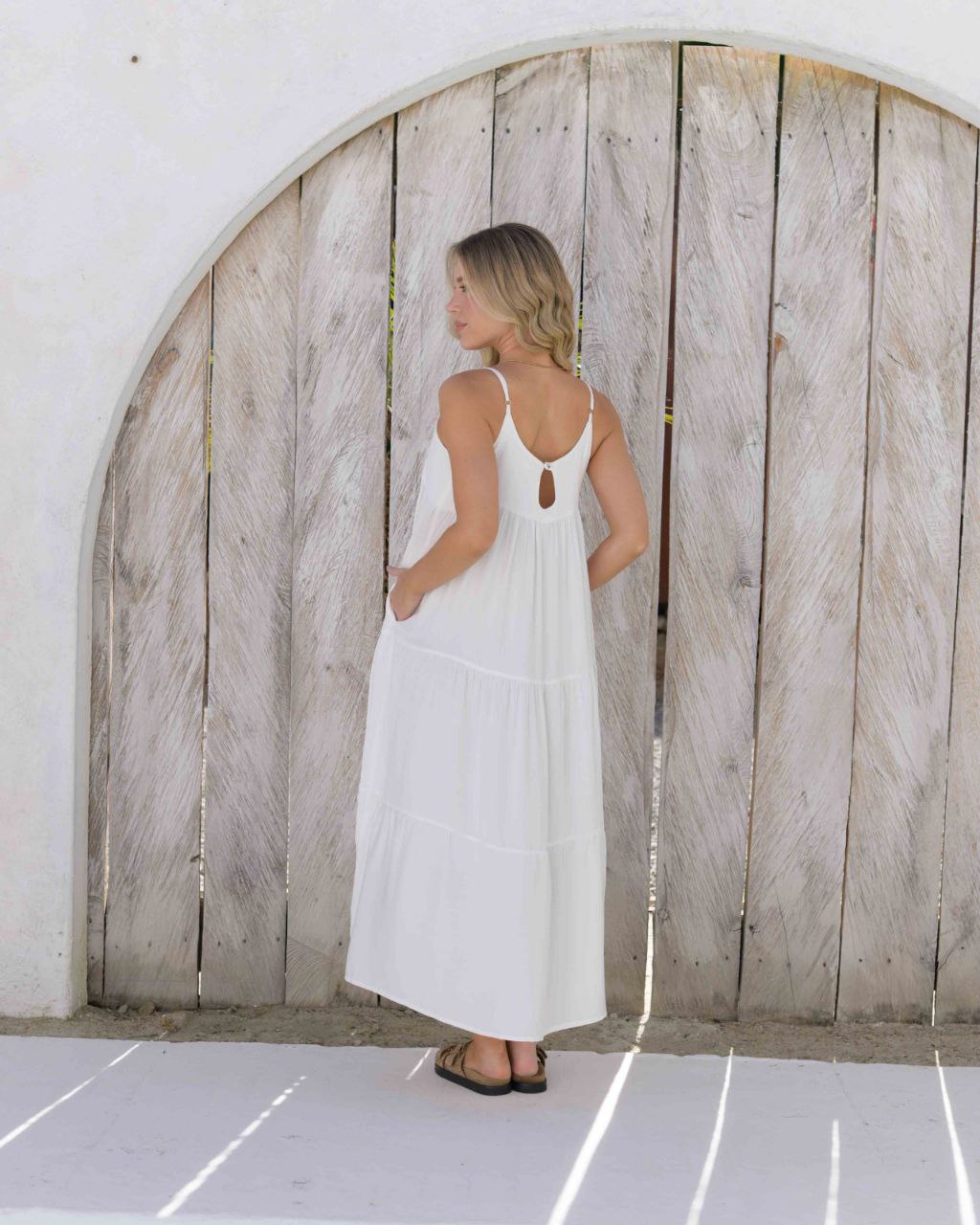 Vestido Cereza Plane Ivory