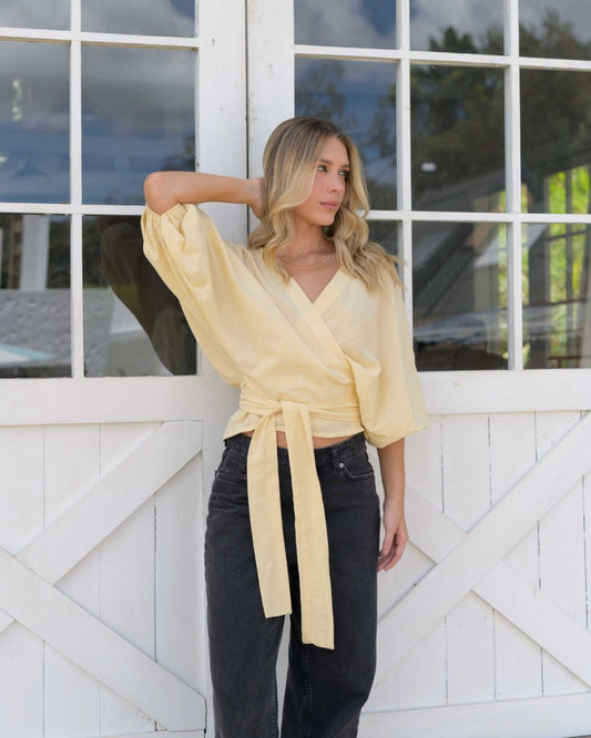 Blusa Sunset Plane Amarillo