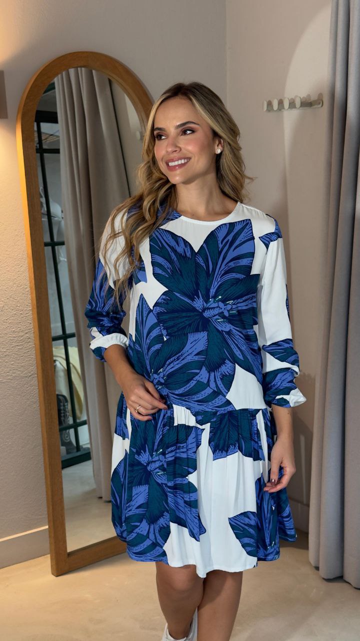 Vestido Ariana Mila Azul