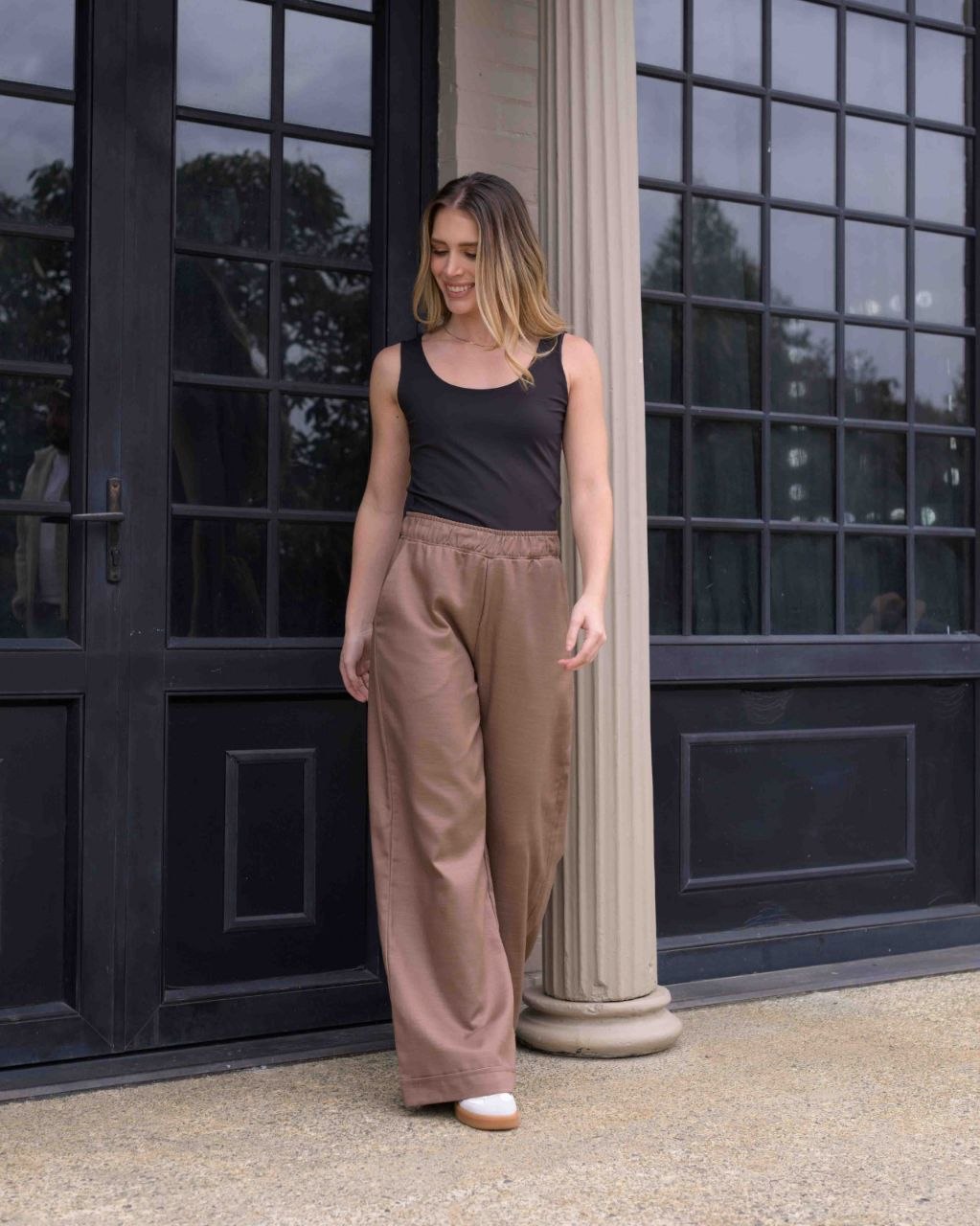 Pantalon Cande  Plane Cocoa