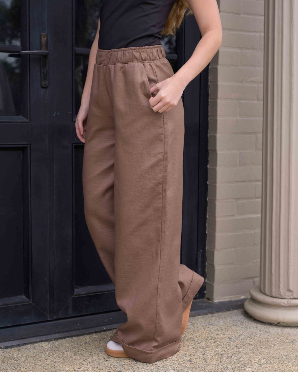 Pantalon Cande  Plane Cocoa
