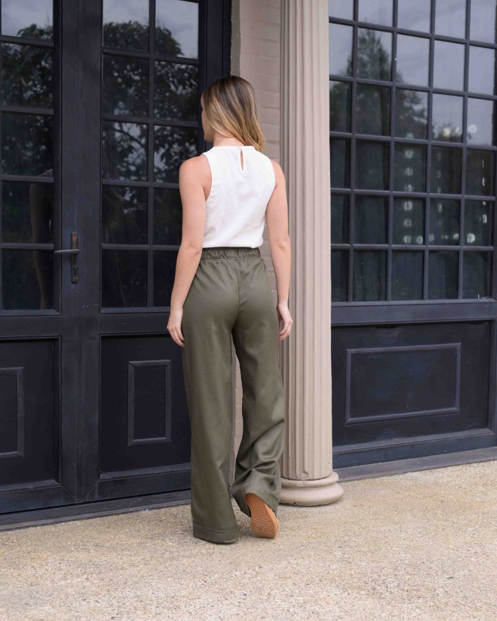 Pantalon Cande Plane Verde