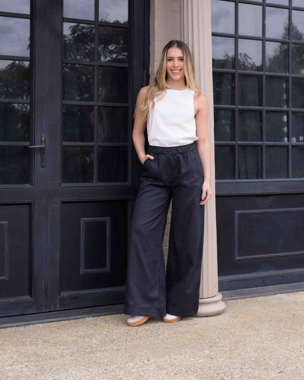 Pantalon Cande Plane Azul