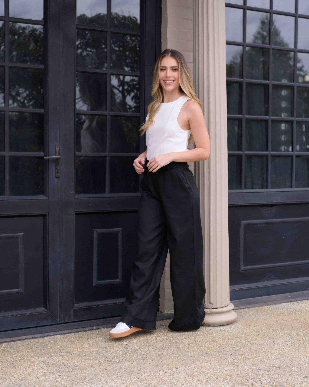 Pantalon Cande Plane Negro