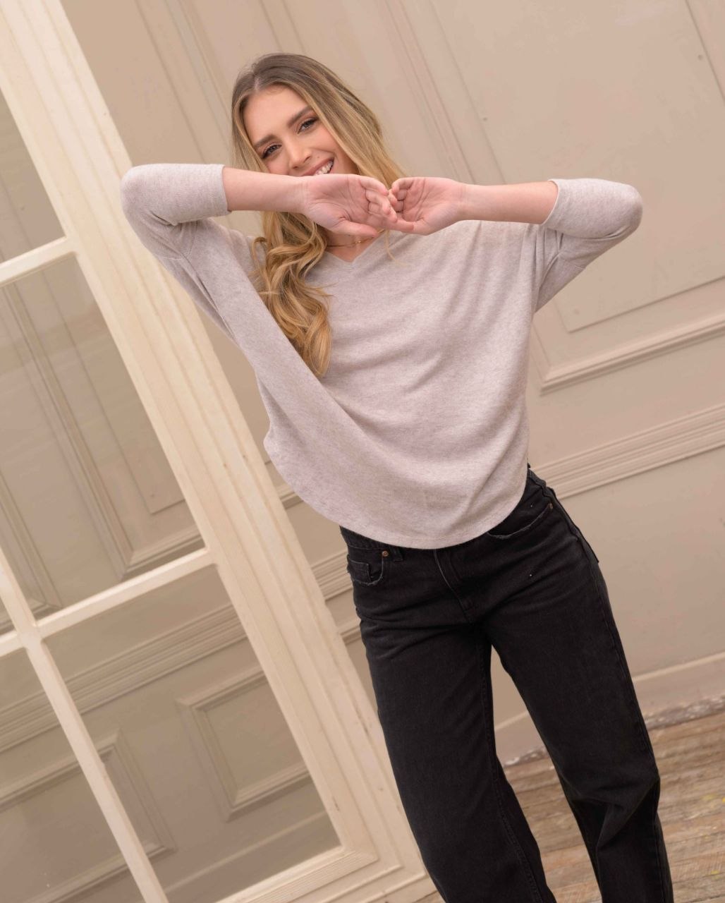 Buzo New Basic Gris
