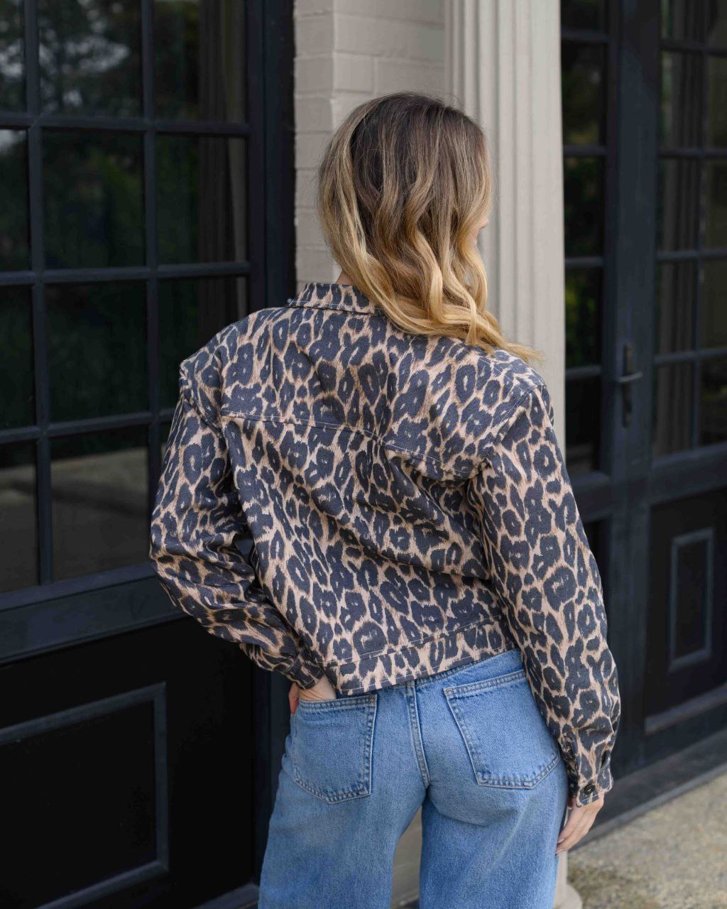 Chaquete Maia Print Cafe