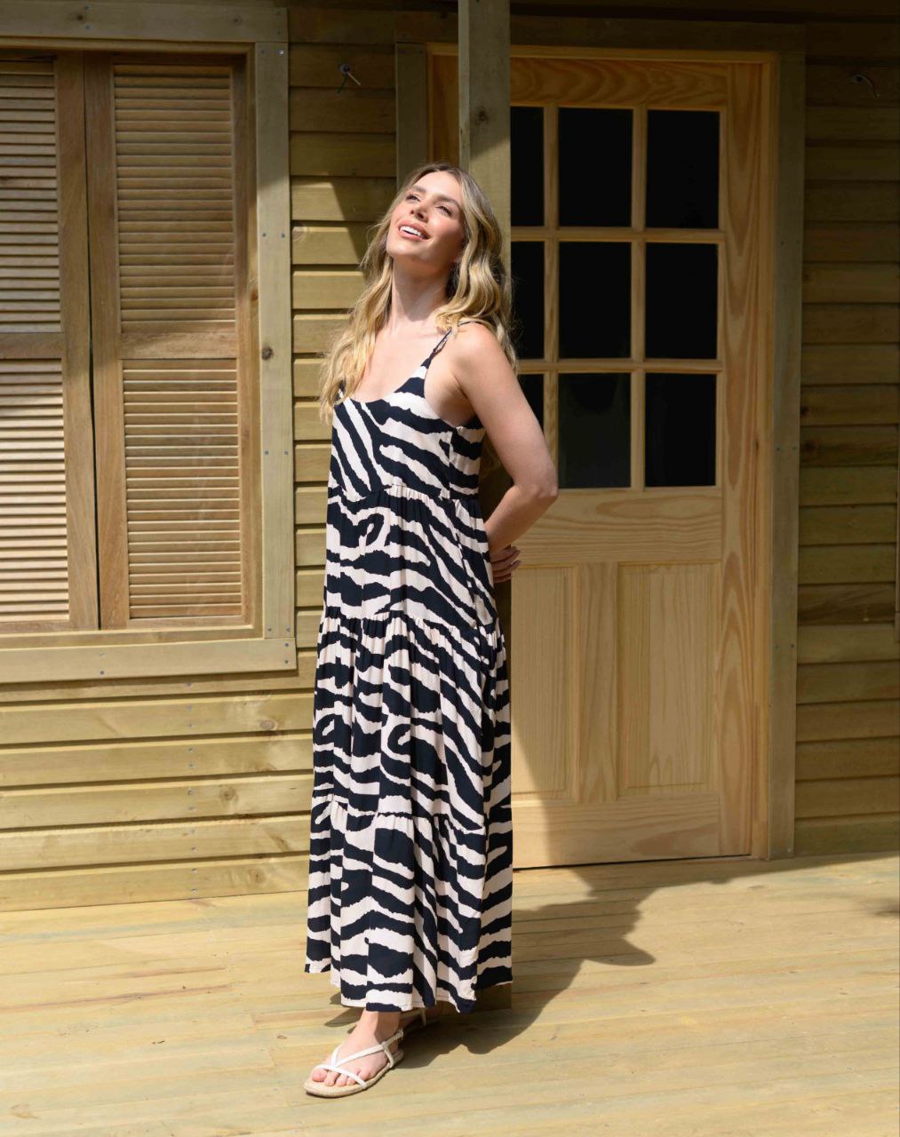 Vestido Isa Zebra