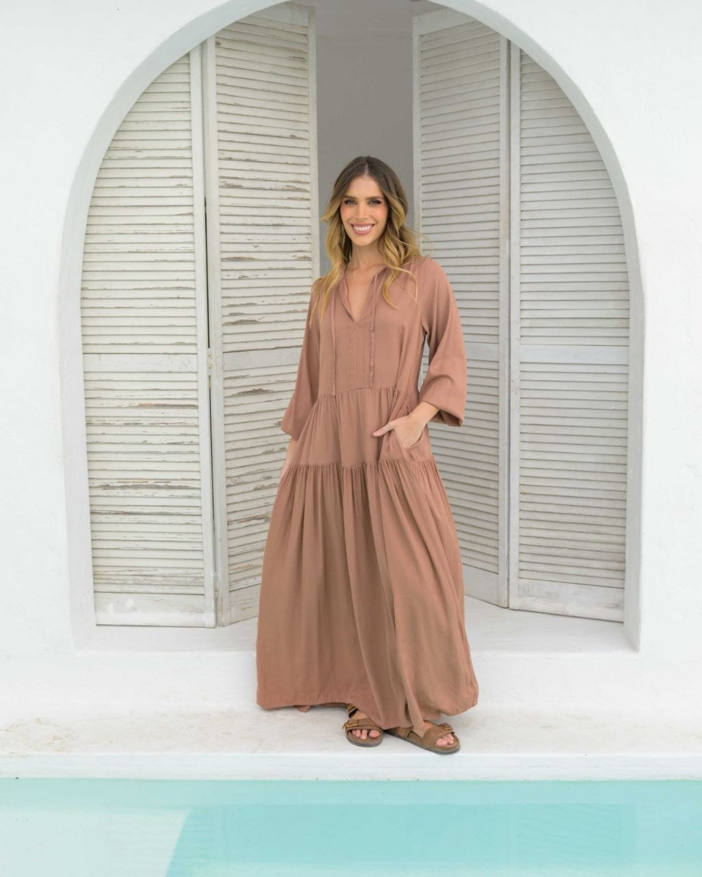 Vestido Eloisa Plane Toffee