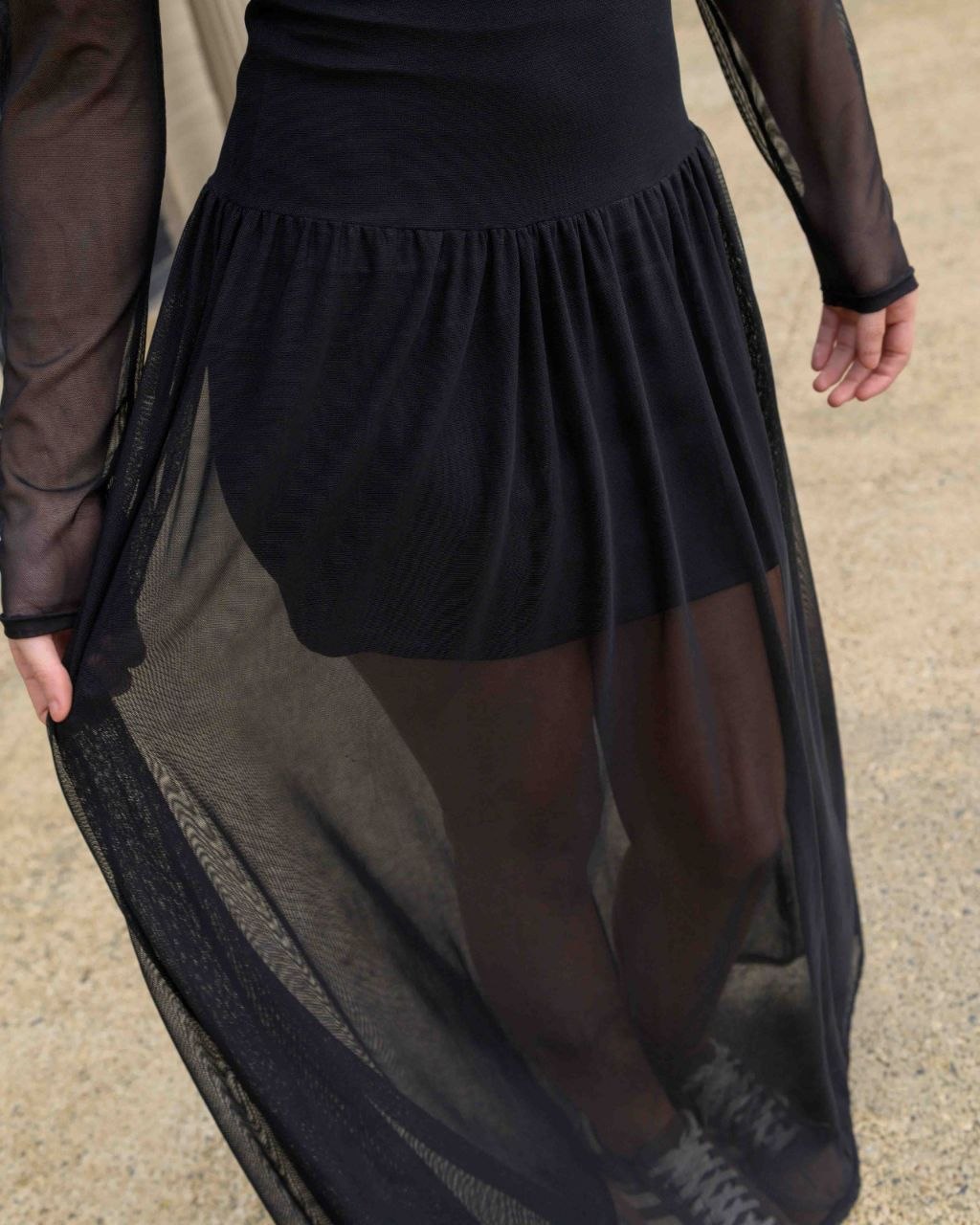 Vestido Iris Plane Balck