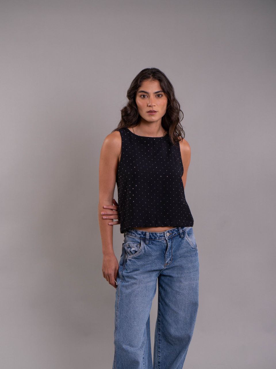 Blusa Cata Ibiza Negra