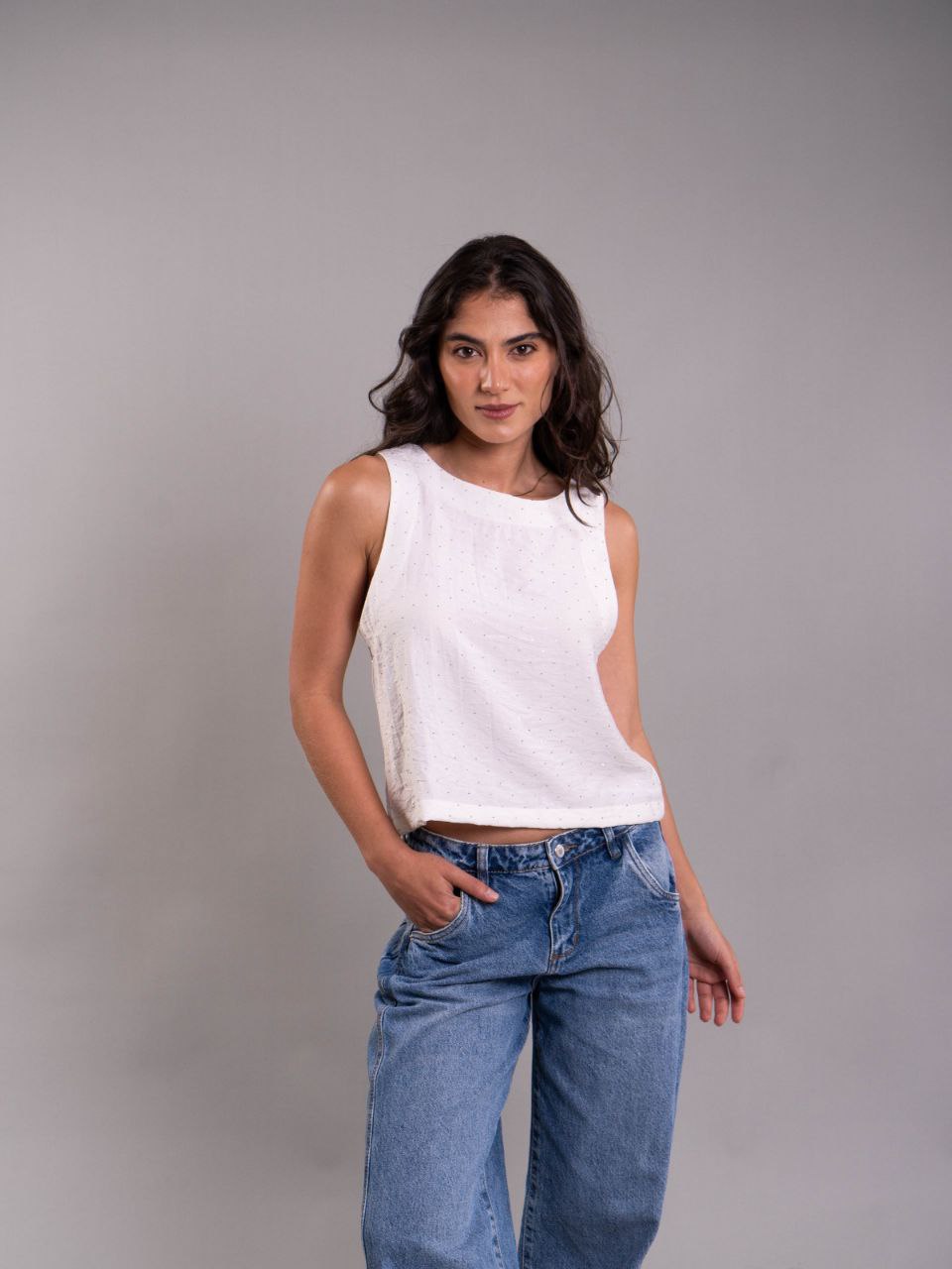 Blusa Cata Ibiza Blanca