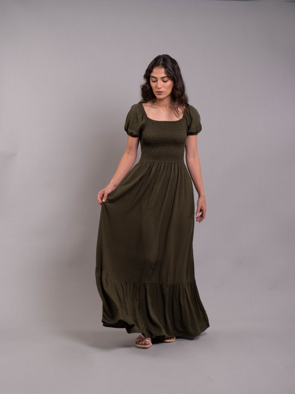 Vestido Katy Plane Verde