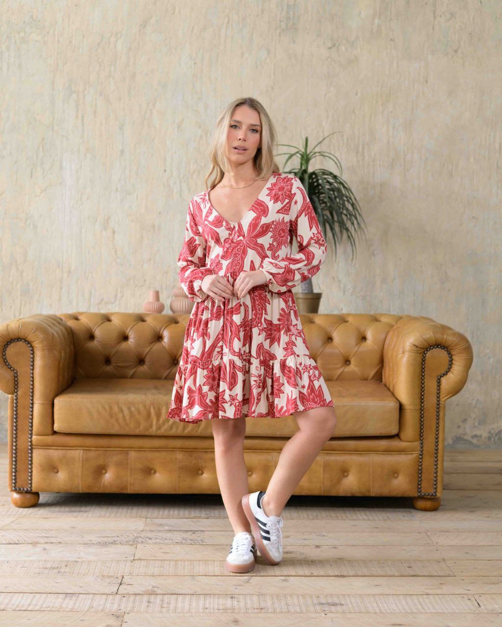 Vestido Santana Cherry