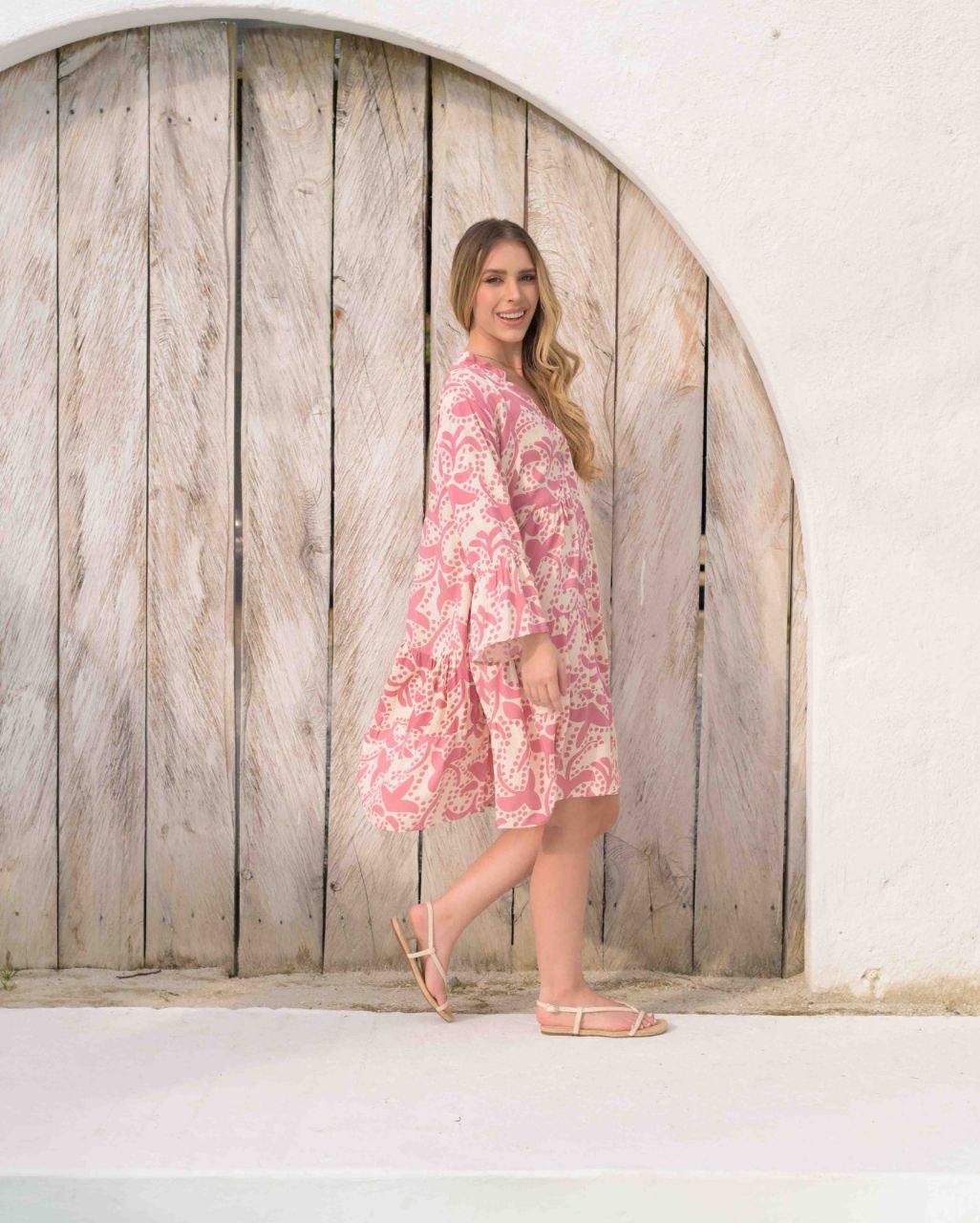 Vestido Lax Bloom Rose