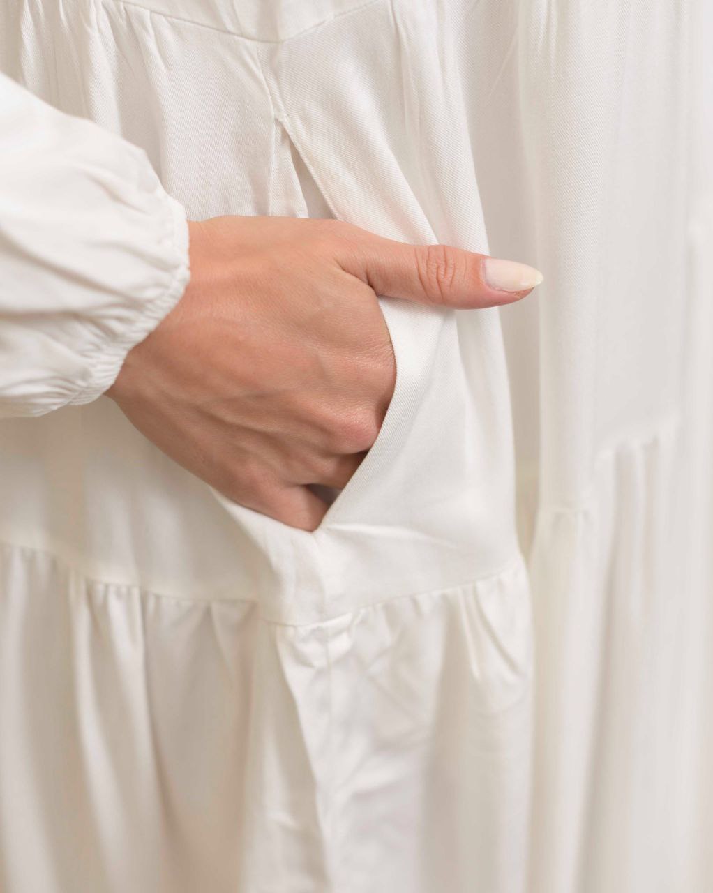 Vestido Eloisa Plane Marfil