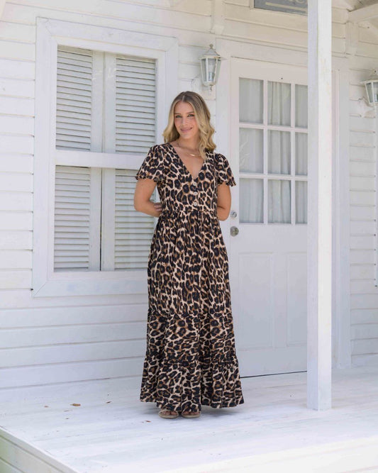 Vestido Praga Print Cafe