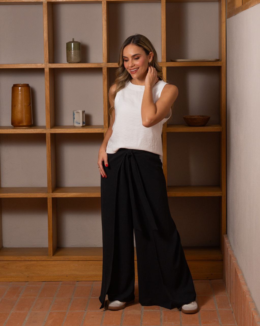 Pantalon Paulina Negrp