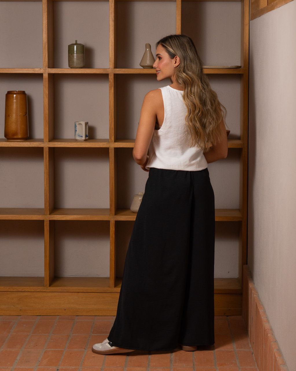 Pantalon Paulina Negrp