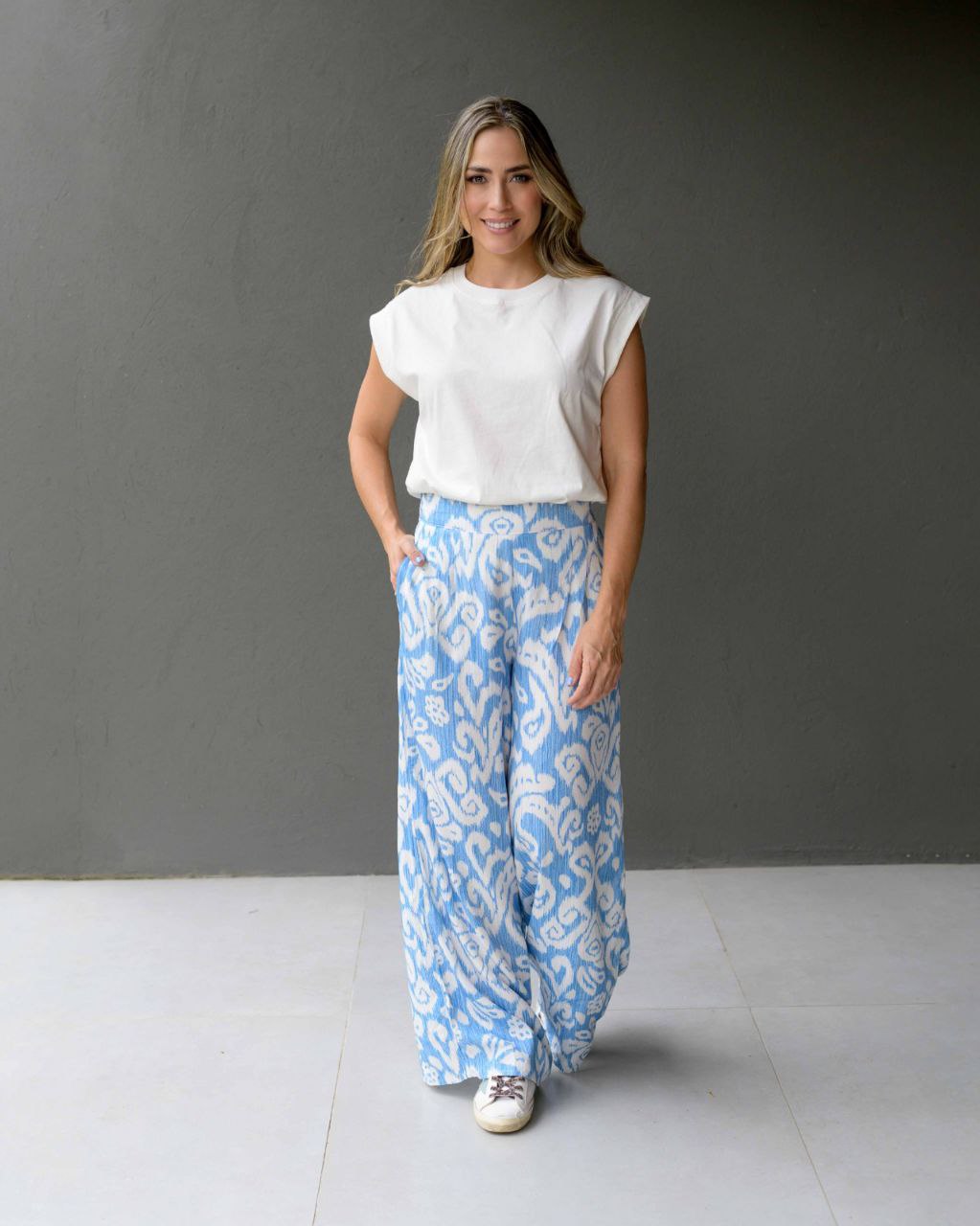 Pantalon Comfy Digine azul