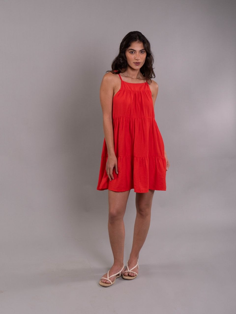 Vestido Alexa Plane Red