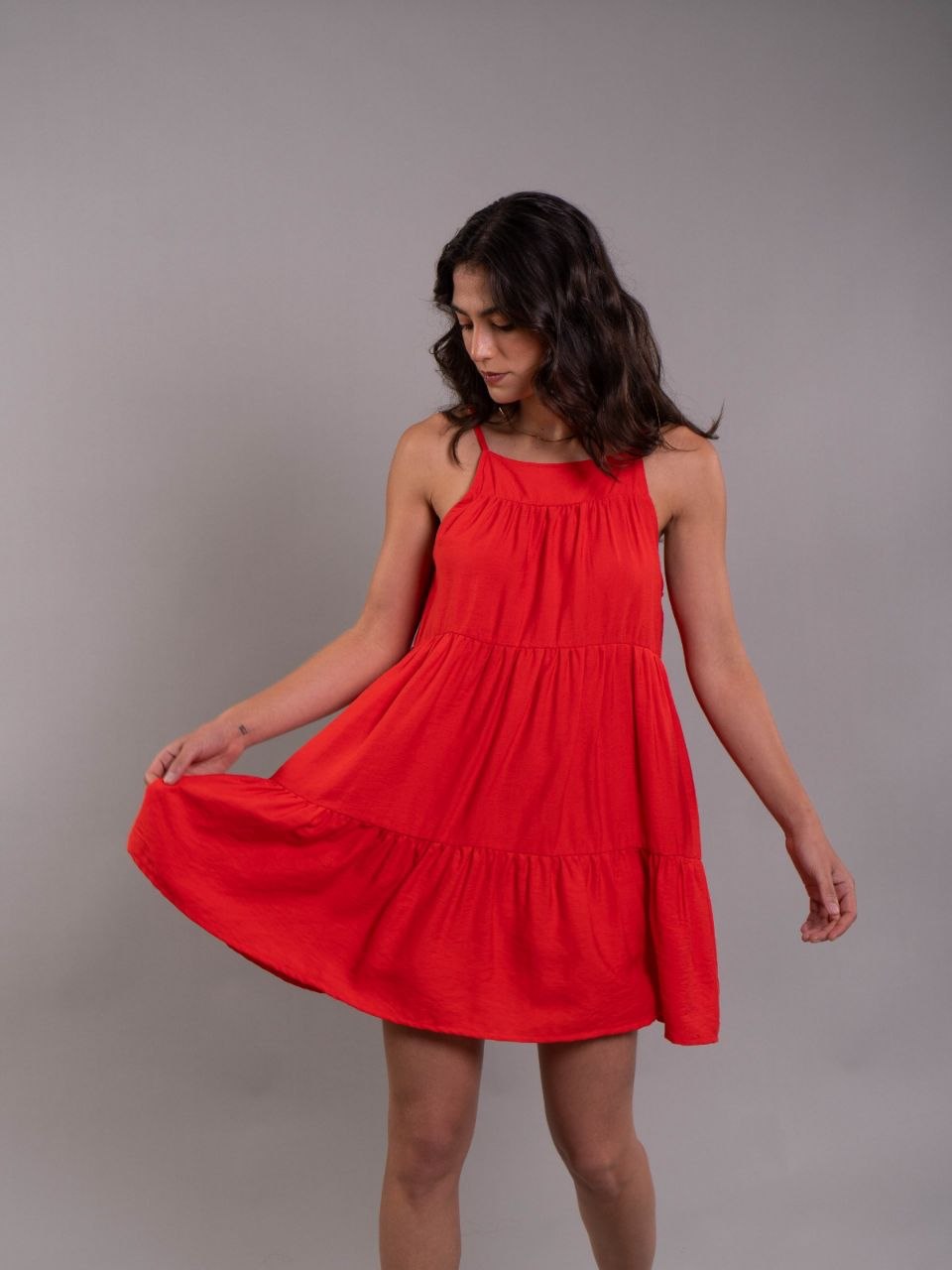 Vestido Alexa Plane Red