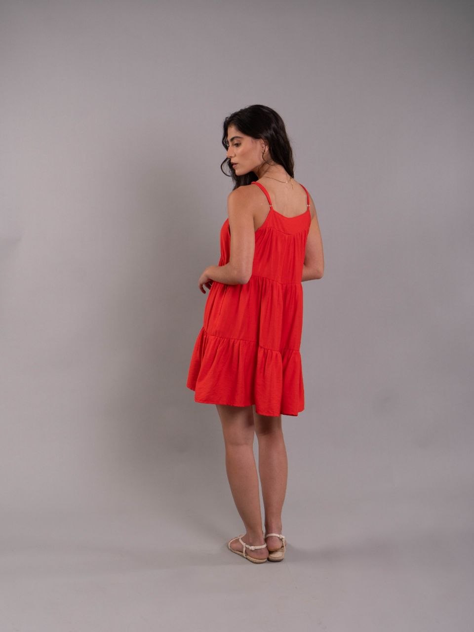 Vestido Alexa Plane Red