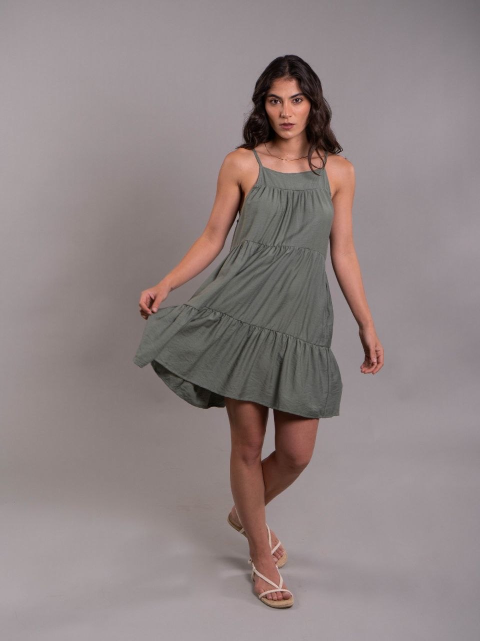 Vestido Alexa Plane Salvia