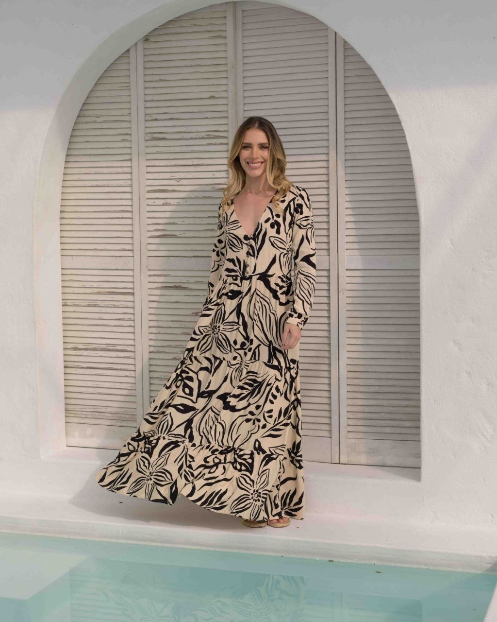 Vestido nevada Lia Negro