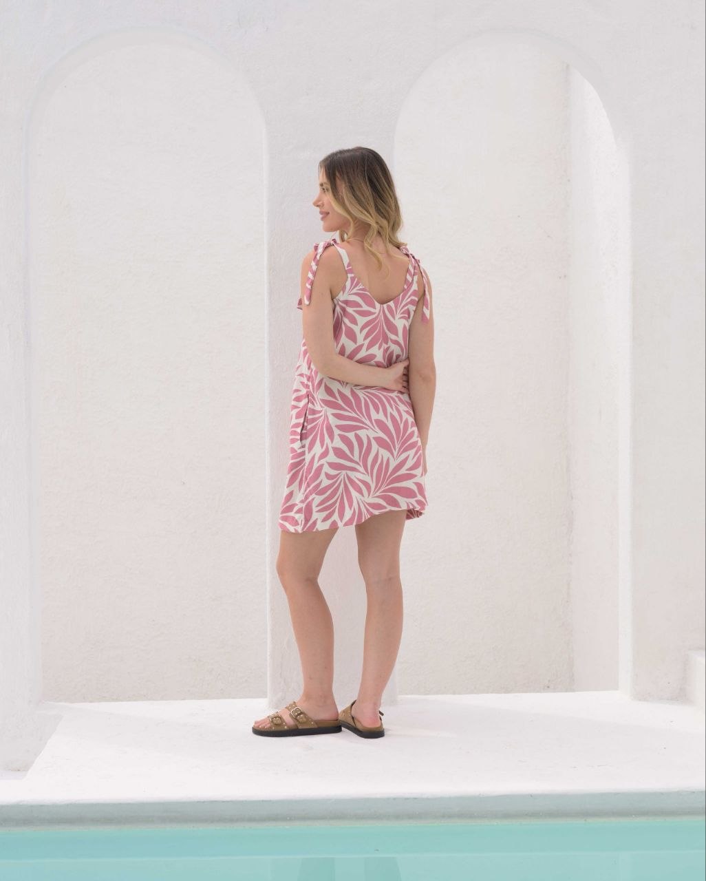 Vestido Abril Kioto Rosa