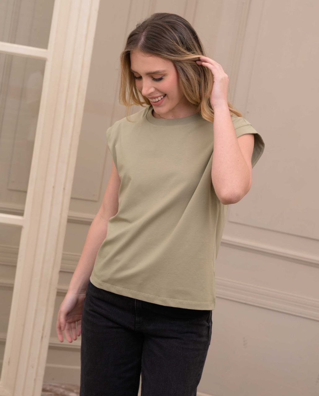 Blusa Noah Monclear Pistacho